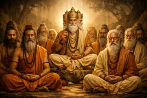 Hanuman Chalisa Chaupai 14 Meaning: Sanakadik Brahmadi Munisa