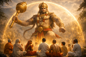 Hanuman Chalisa Chaupai 22 Meaning: Sab Sukh Lahen Tumhari Sarna
